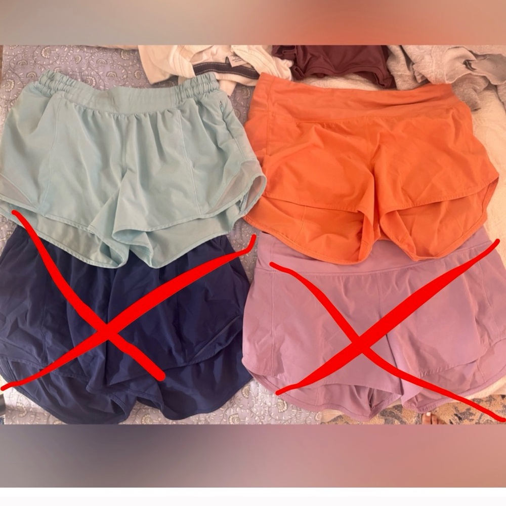 Lululemon shorts size 10 tall! 30 EACH!!